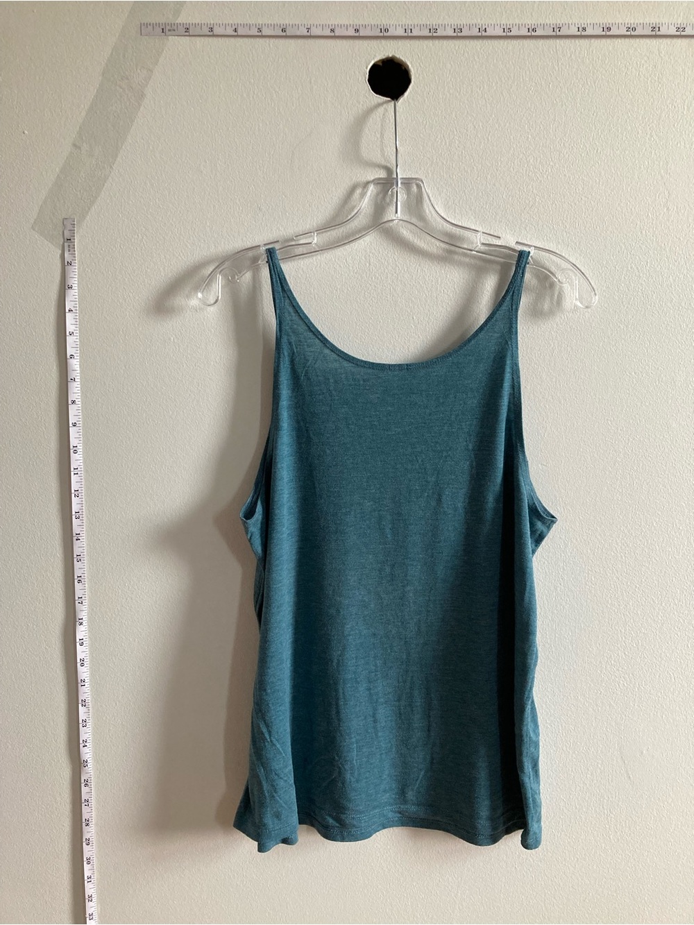 Sigma Delta Tau Teal Indie Sleaze Blocette Tank Collegiate Prep Top - Picture 2 of 2